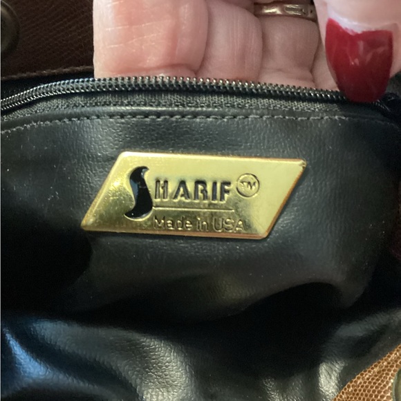 Sharif vintage small crossbody bag in earth tones Made in USA - Picture 8 of 9